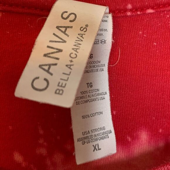 Watermelon Crawl Red bleached short sleeve graphic T-shirt - Picture 4 of 6